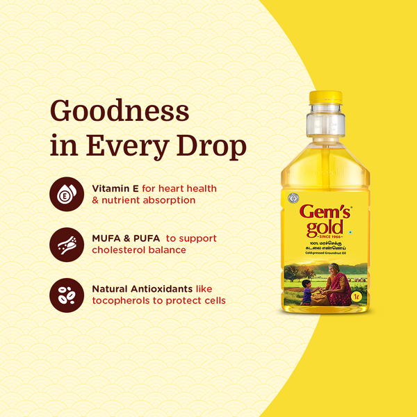 Cold-Pressed Groundnut Oil