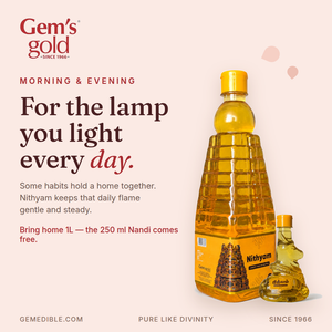 Nithyam Lamp Oil (Buy 1L and get 250ml free)