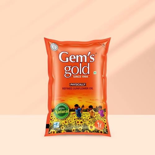 Physically-Refined Sunflower Oil